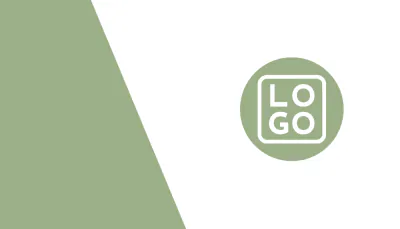 Free Sage Green Business Card Template to Edit Online
