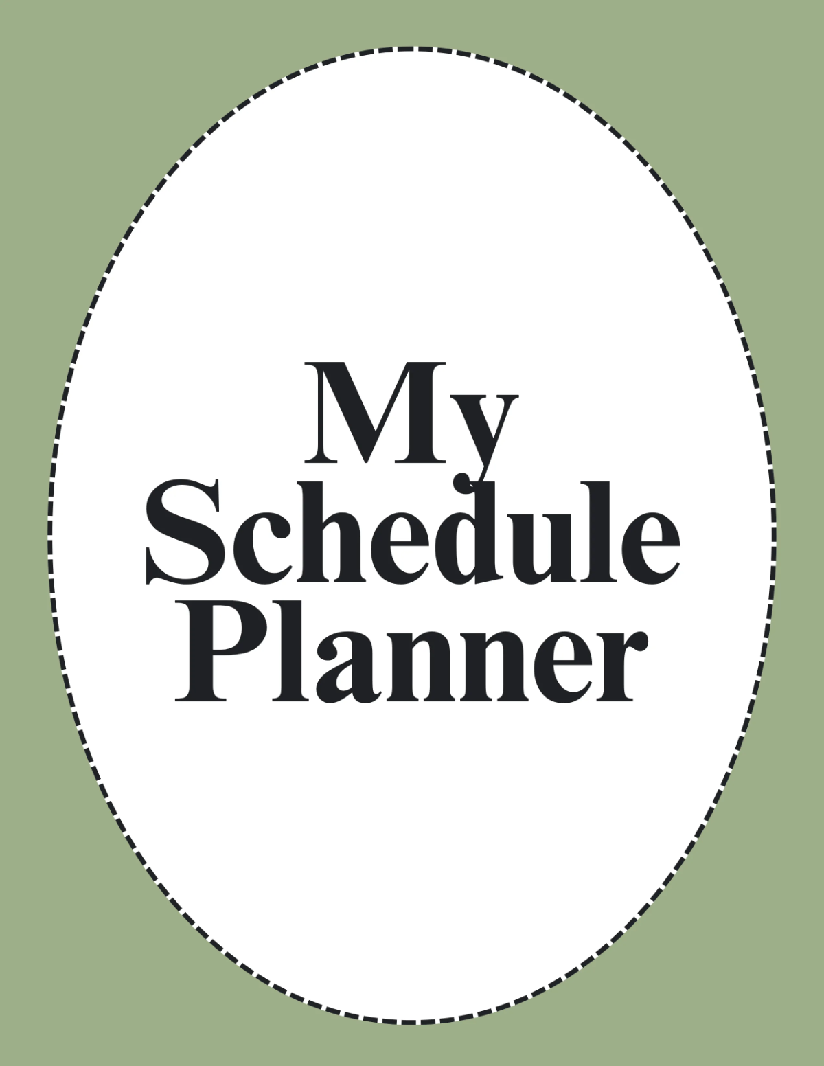 Free Sage Green Planner Template to Edit Online