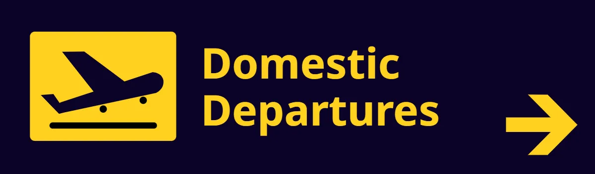 Free Domestic Departures Airport Sign Template to Edit Online