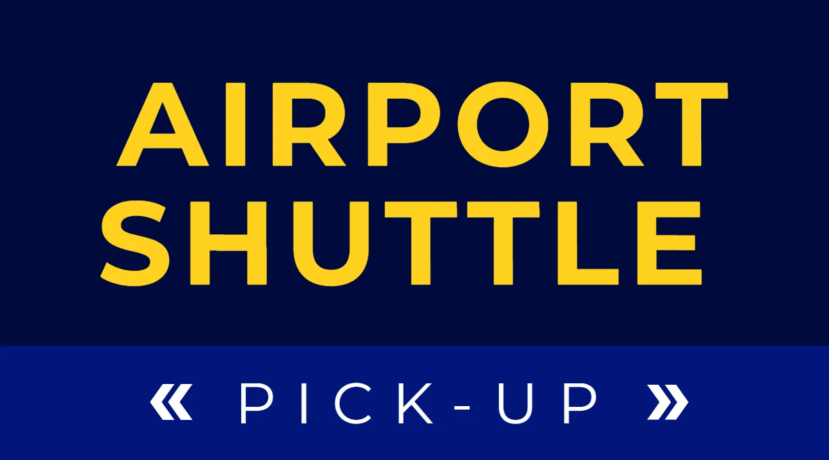 Free Airport Shuttle Pickup Airport Sign Template to Edit Online