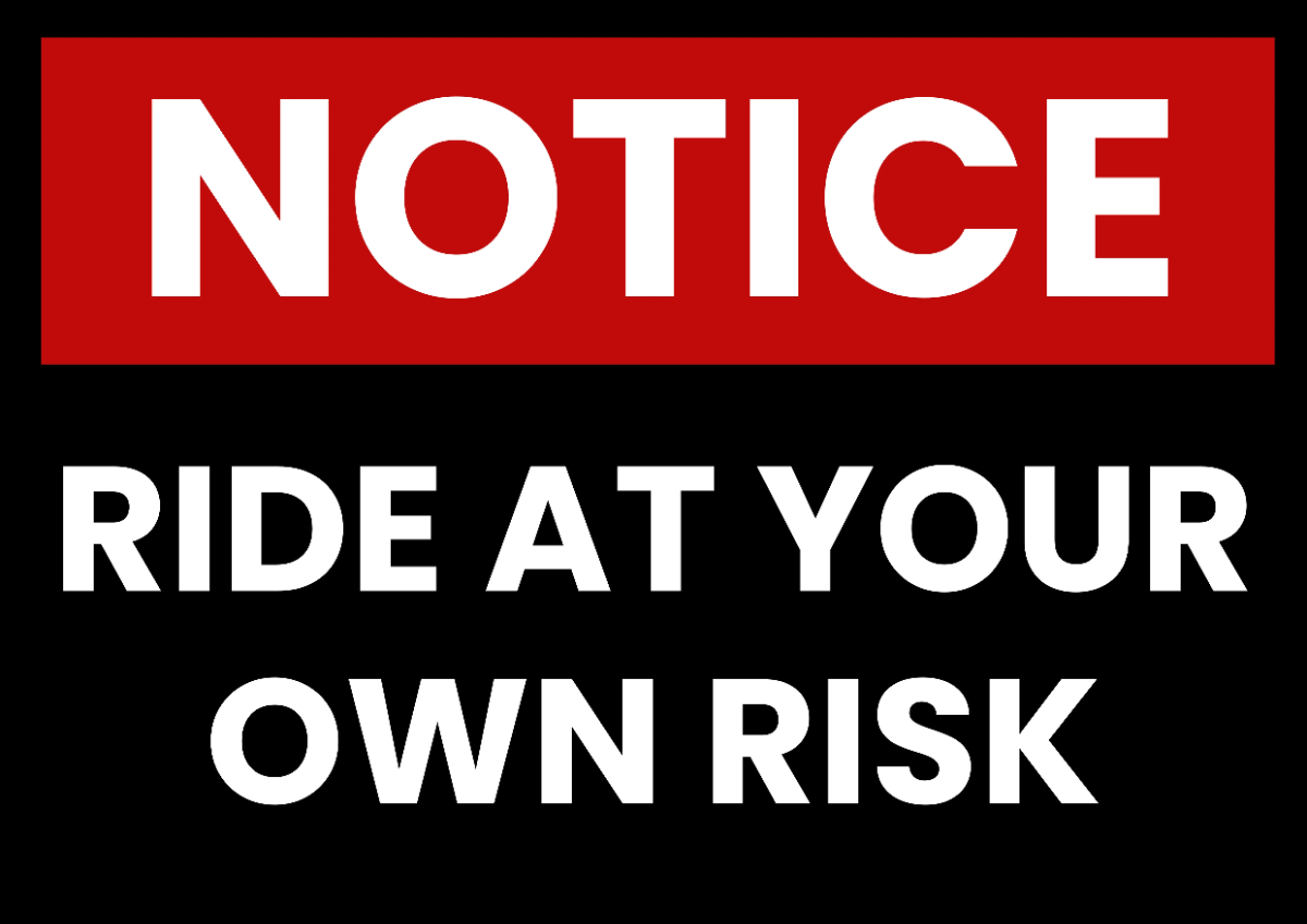 Free Ride At Own Risk Amusement Park Sign Template to Edit Online