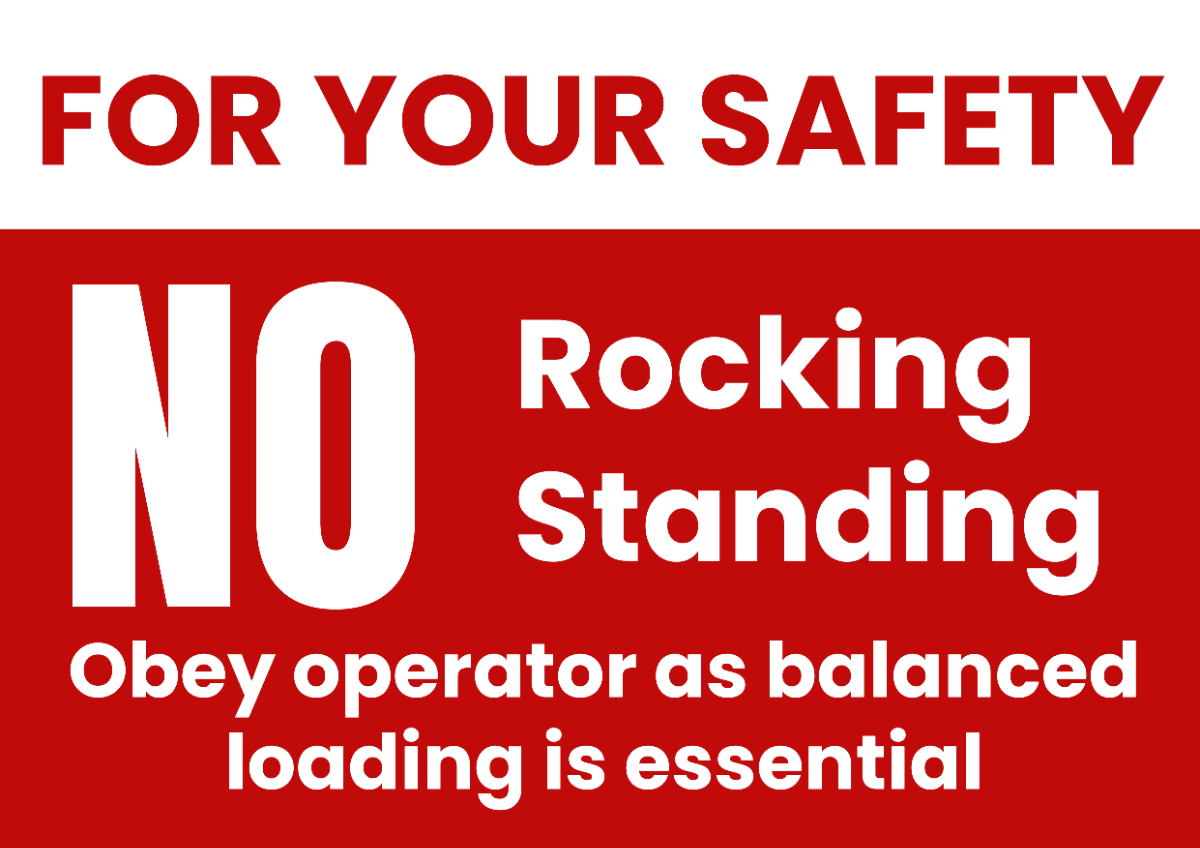 Free Safety Reminders Amusement Park Sign Template to Edit Online