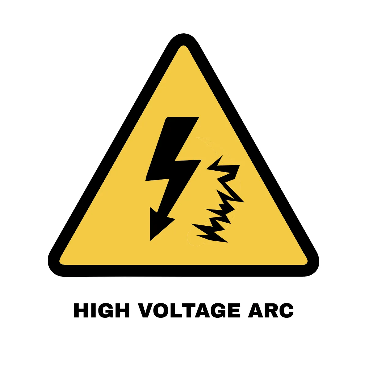 Free High Voltage Arc Sign Template to Edit Online