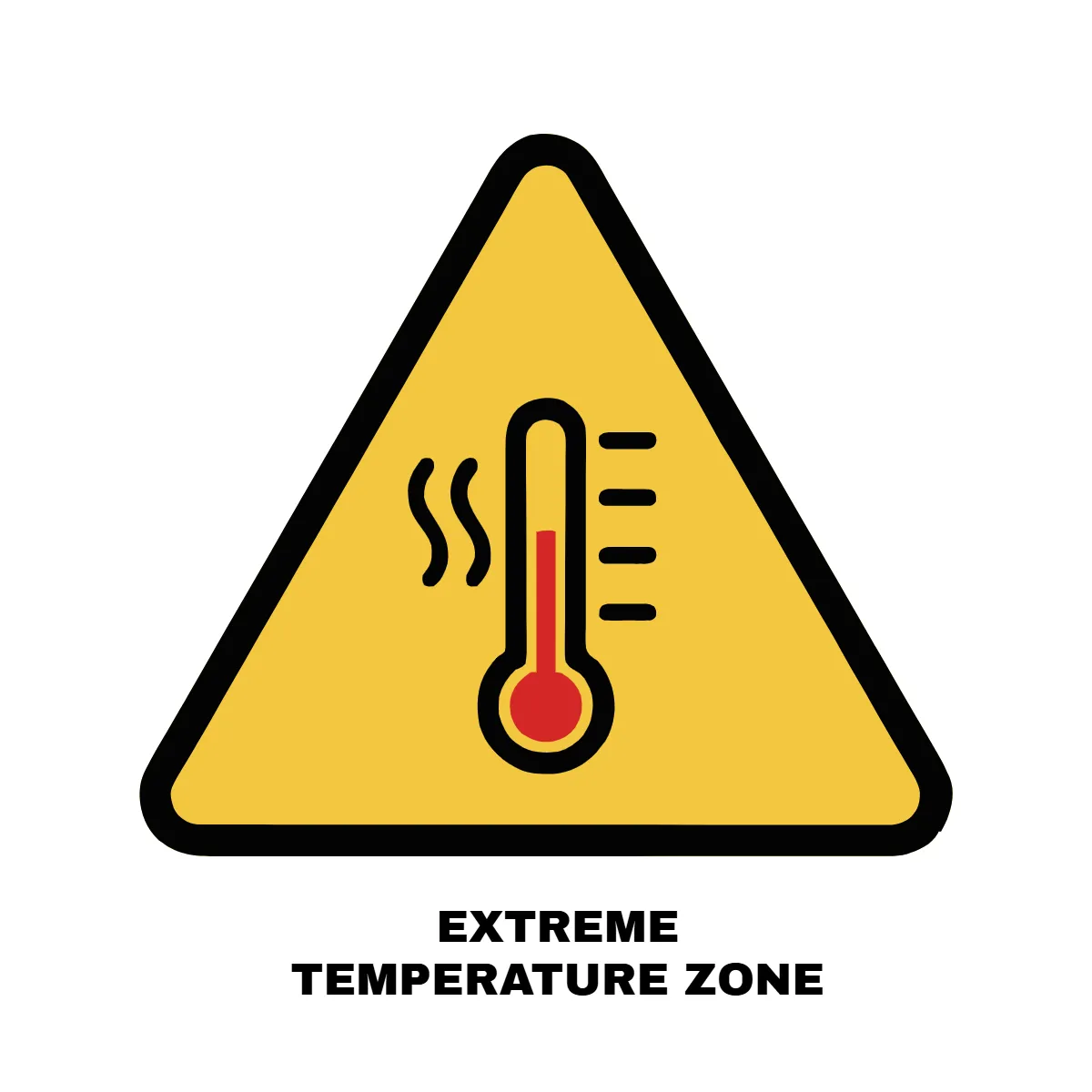Free Extreme Temperature Zone Sign Template to Edit Online