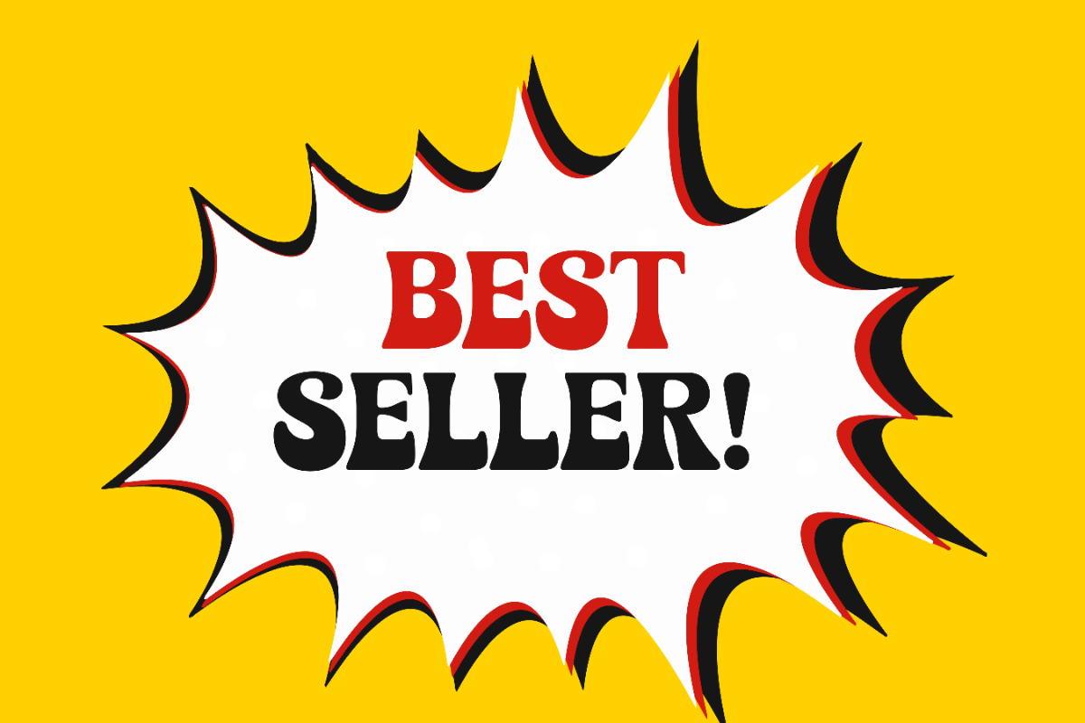 Free Best Seller Retail Sign Template to Edit Online
