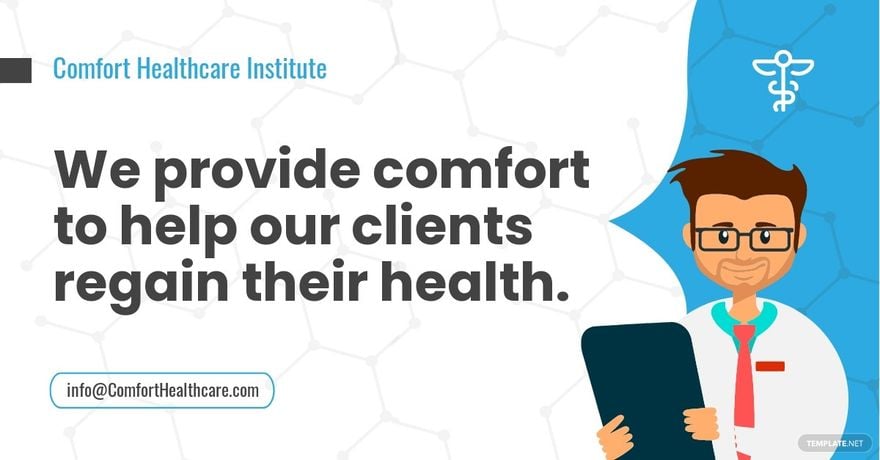 Healthcare Business Services LinkedIn Sponsored Content Ad Template