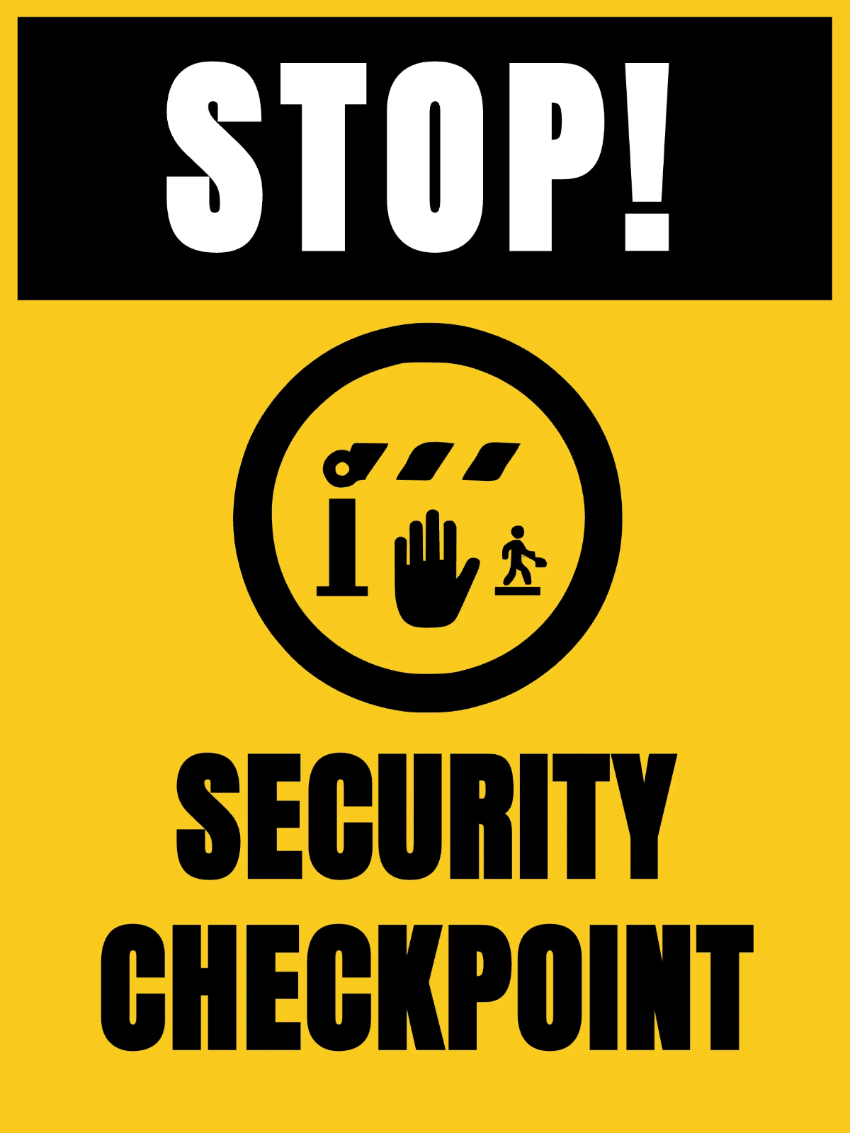 Free Security Checkpoint Mining Sign Template to Edit Online Free Security Checkpoint Mining Sign Template to Edit Online