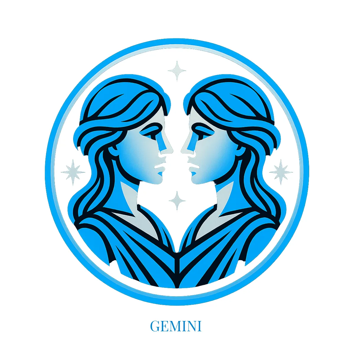 Free Gemini Zodiac Emblem Sign Template to Edit Online