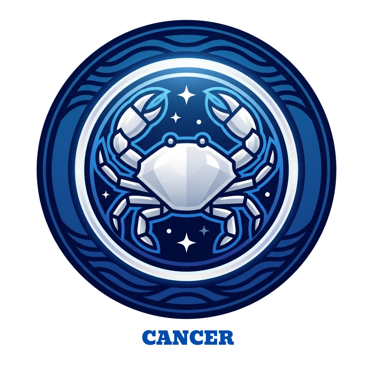 Free Cancer Zodiac Emblem Sign Template to Edit Online