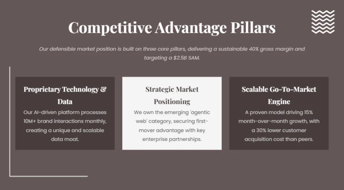 Free Brand Key Pitch Deck Template to Edit Online