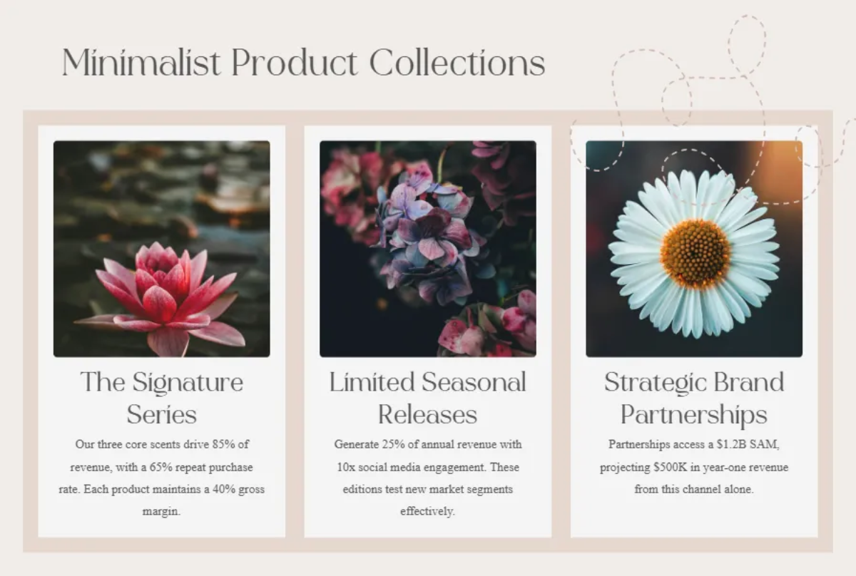 Freesia Pitch Deck Template to Edit Online