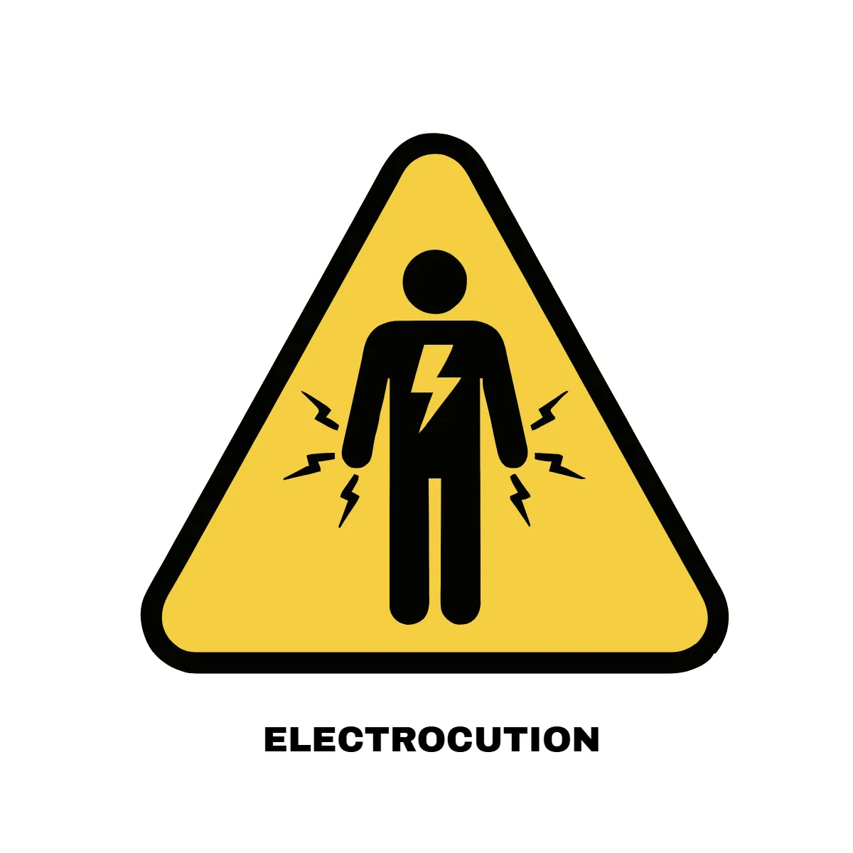 Electrocution Hazard Sign Template