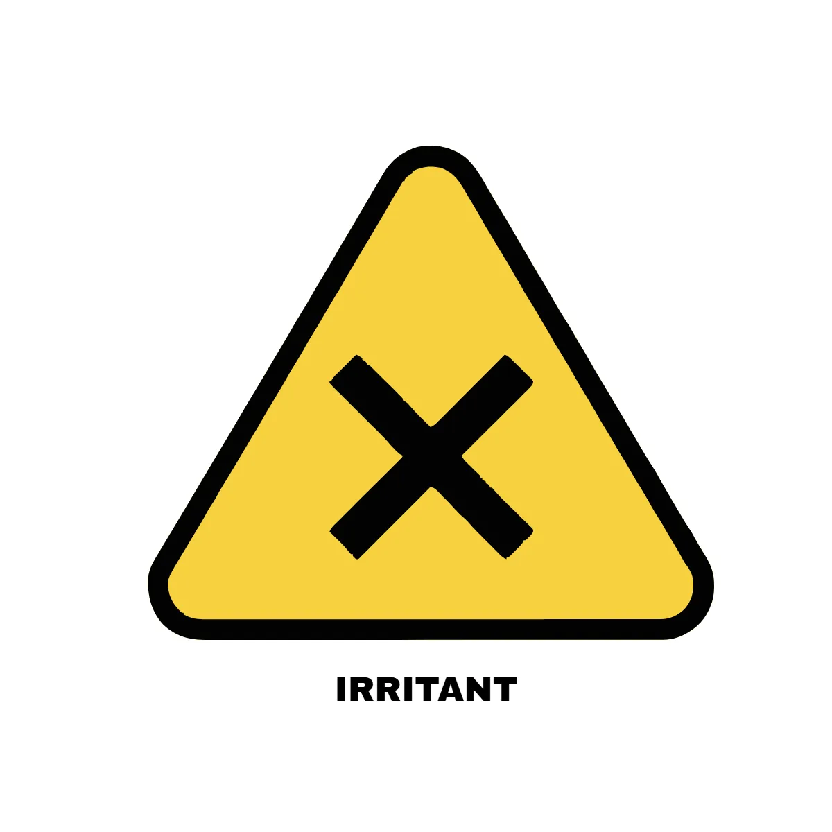 Irritant Hazard Sign Template