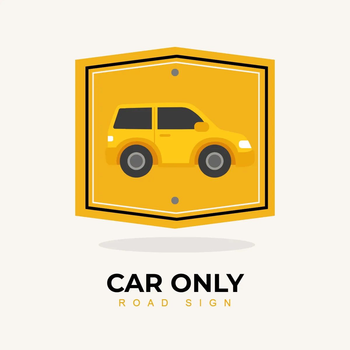 Free Road Sign Car Only Clip Art Template to Edit Online Free Road Sign Car Only Clip Art Template to Edit Online