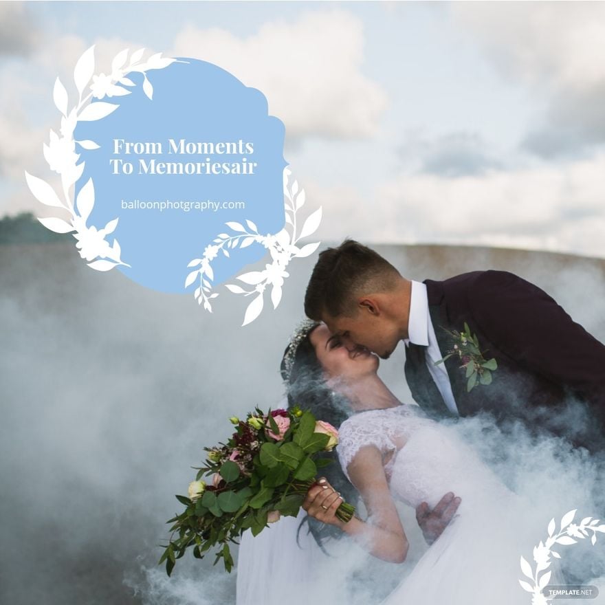 Free Wedding Photography Instagram Post Template