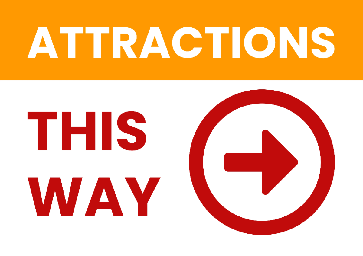 Free Attractions Theme Park Sign Template to Edit Online