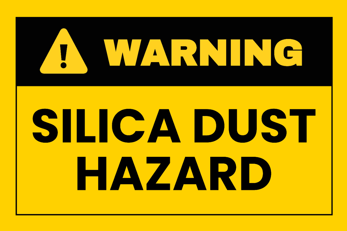 Dust Hazard Mining Sign Template