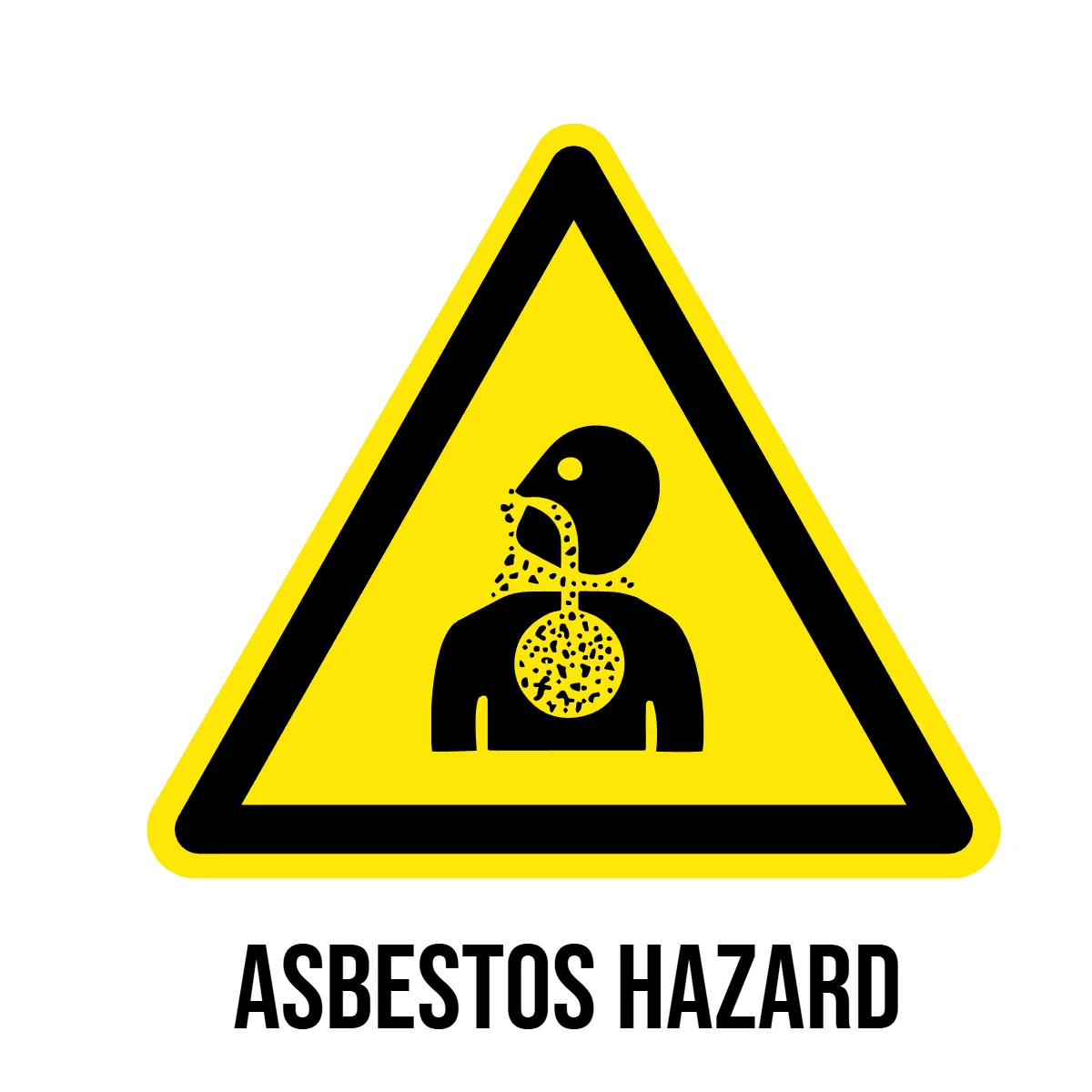 Asbestos Hazard Sign Template