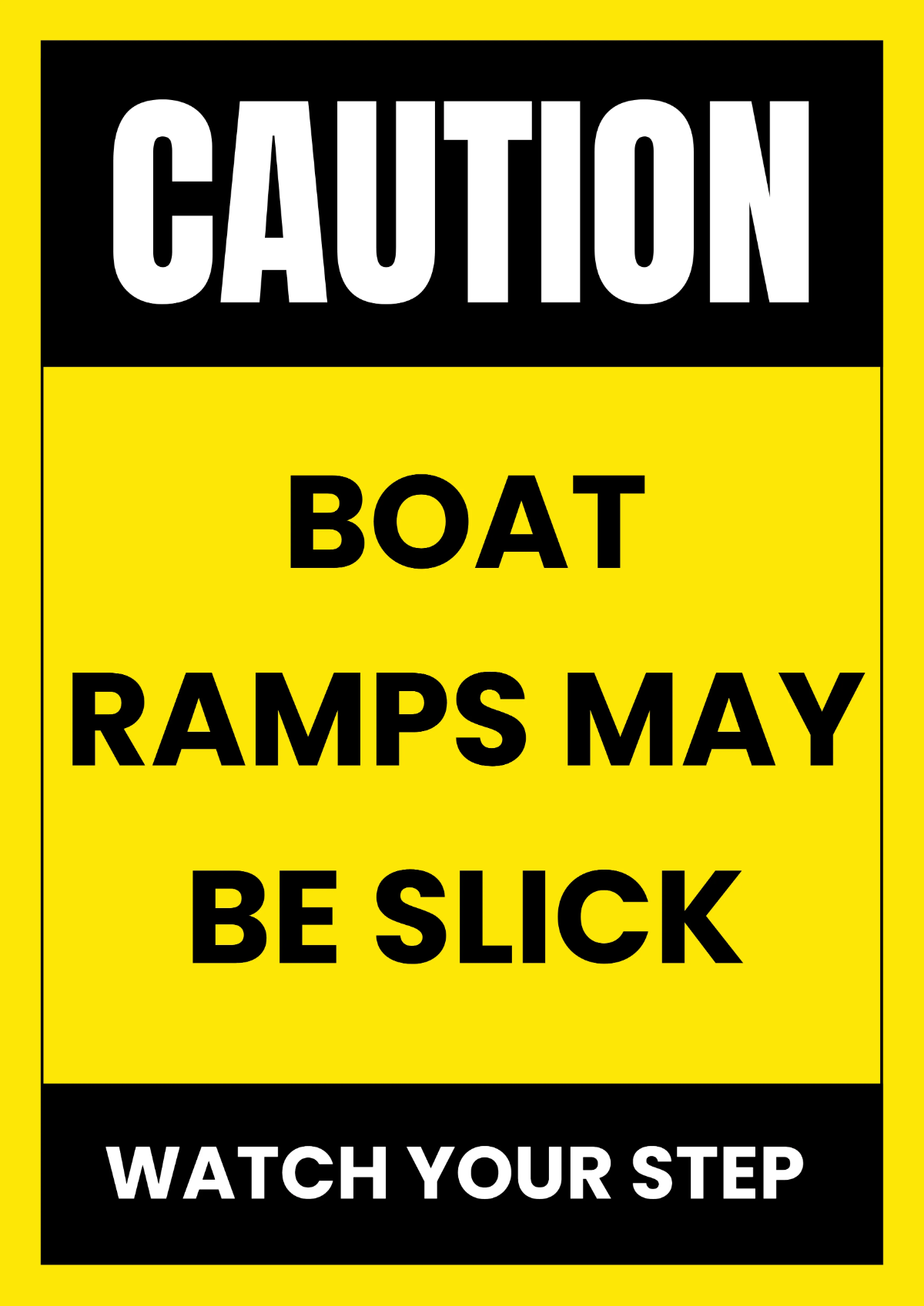 Slick Ramps Seaport Sign Template