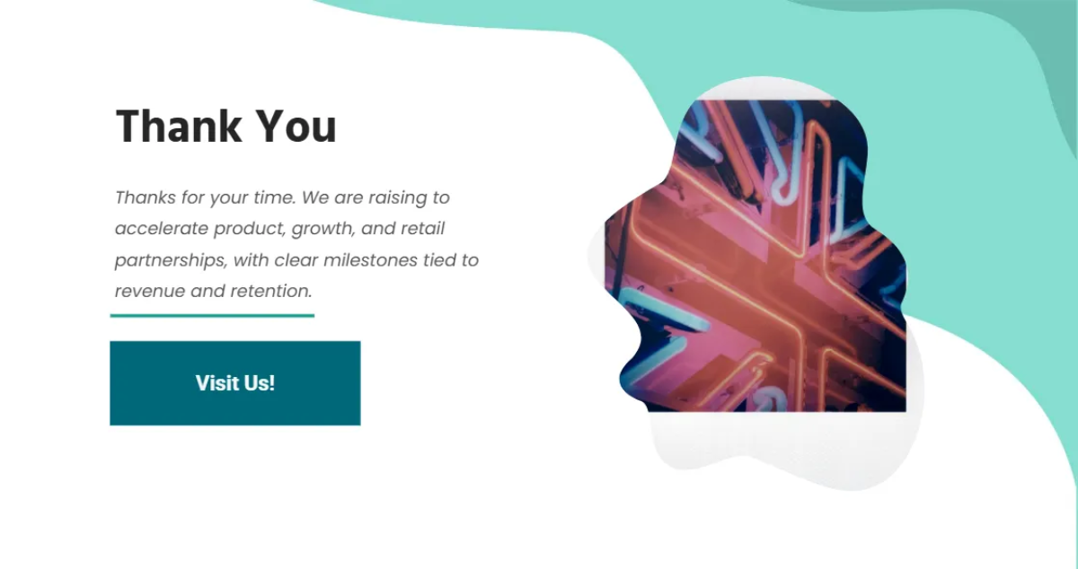 Free Retail Startup Pitch Deck Template to Edit Online