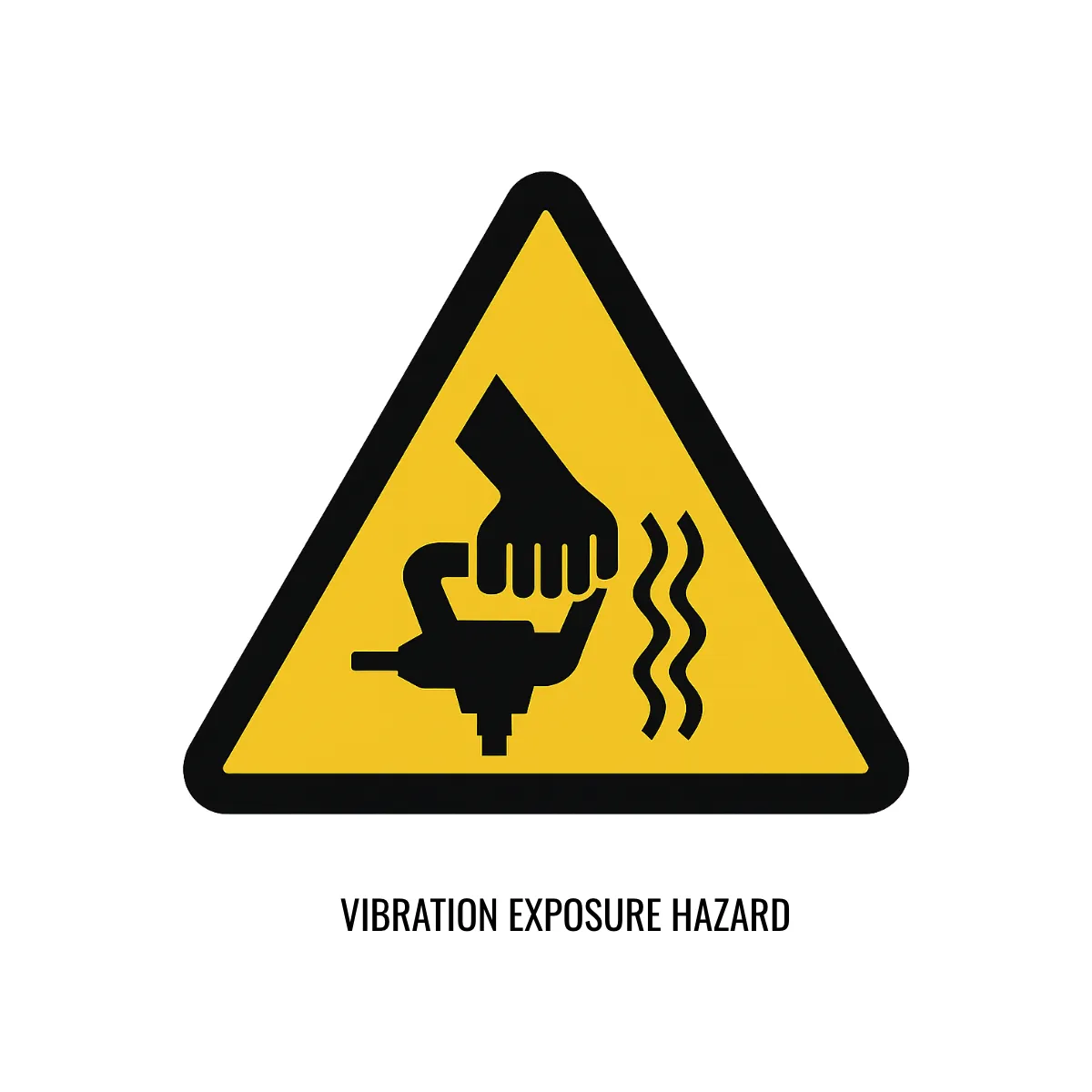 Free Vibration Exposure Hazard Sign Template to Edit Online