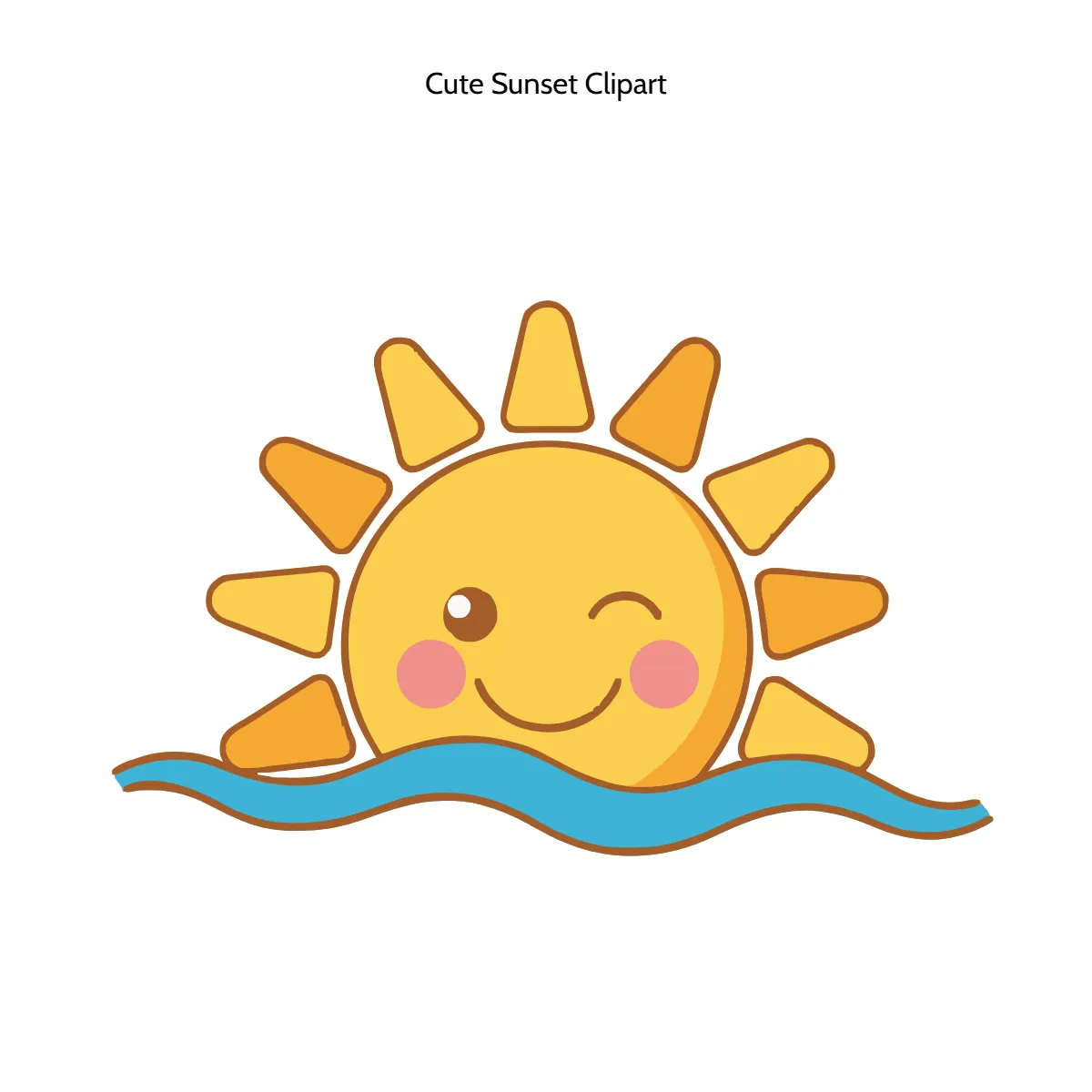 Free Cute Sunset Clipart Template to Edit Online Free Cute Sunset Clipart Template to Edit Online