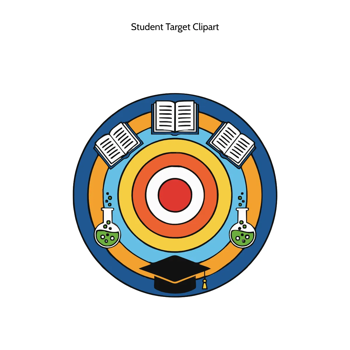 Student Target Clipart