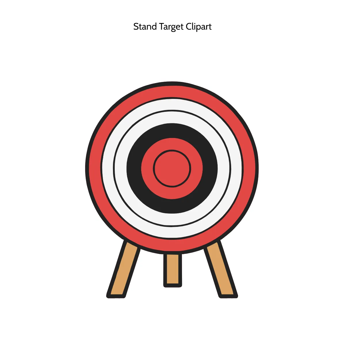 Stand Target Clipart