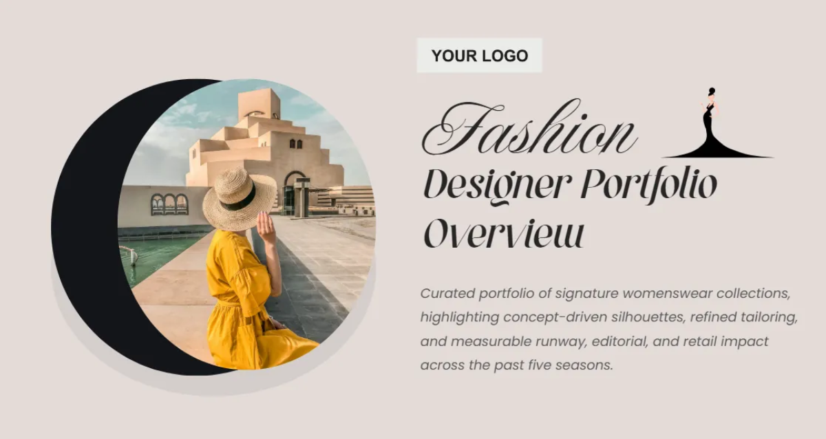 Free Fashion Designer Portfolio Slides to Edit Online Free Fashion Designer Portfolio Slides to Edit Online