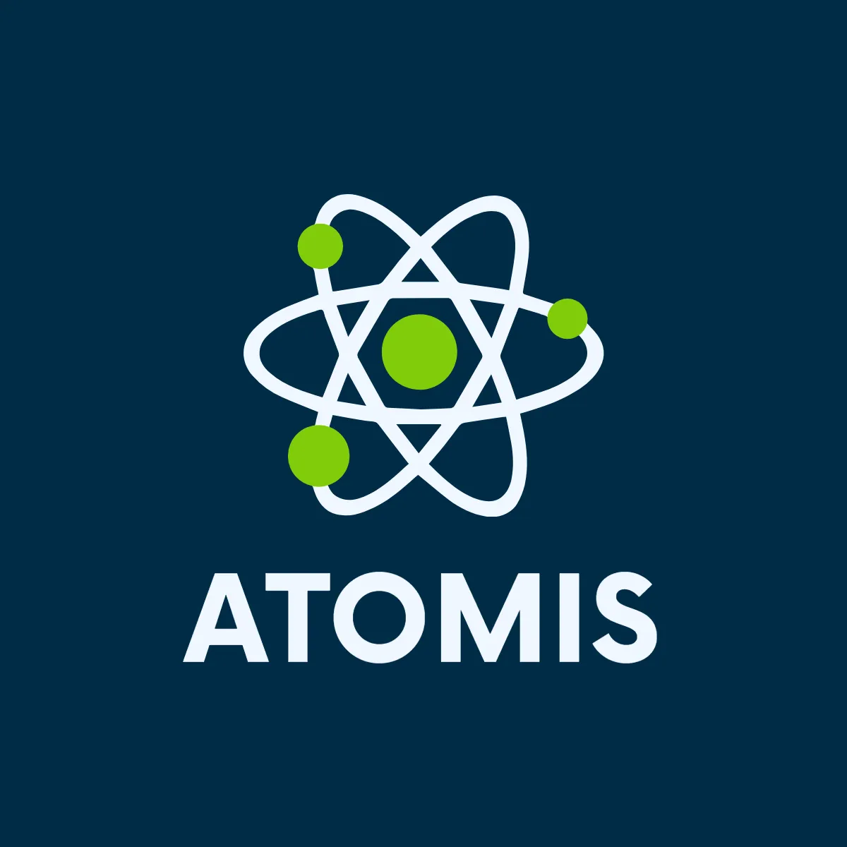 Atom Symbol Logo