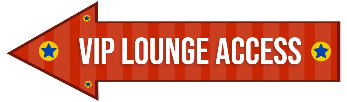 VIP Lounge Access Theme Park Sign Template