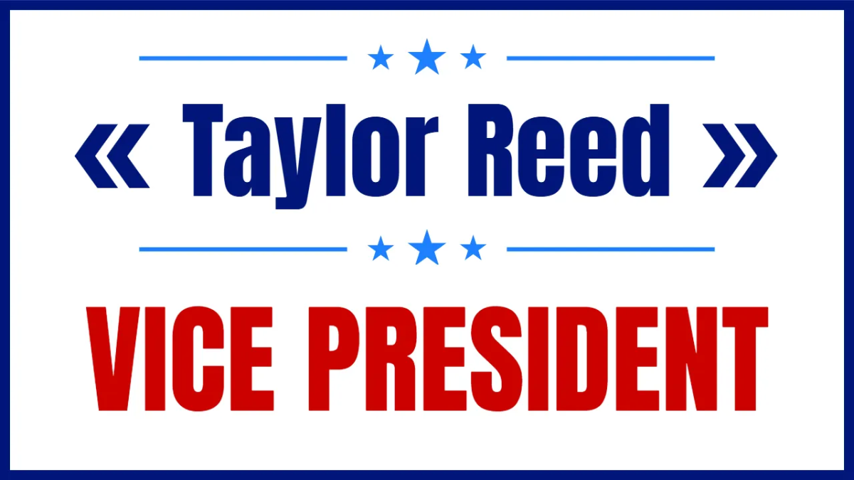 For Vice President Political Sign Template