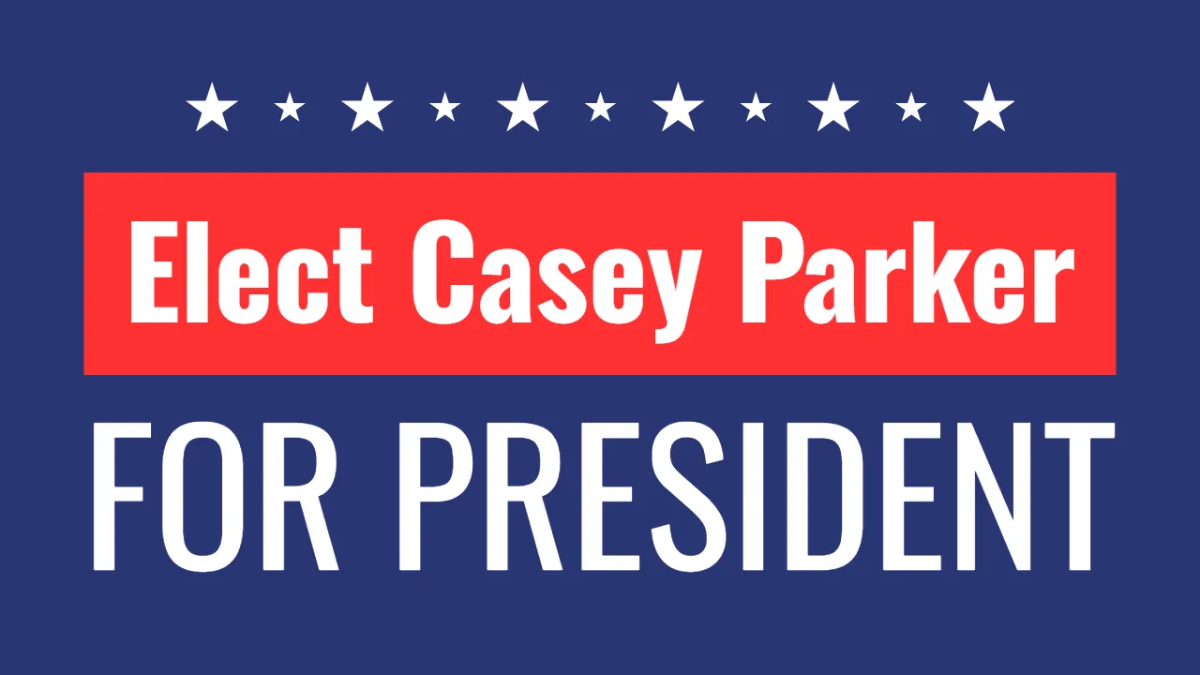 For President Political Sign Template