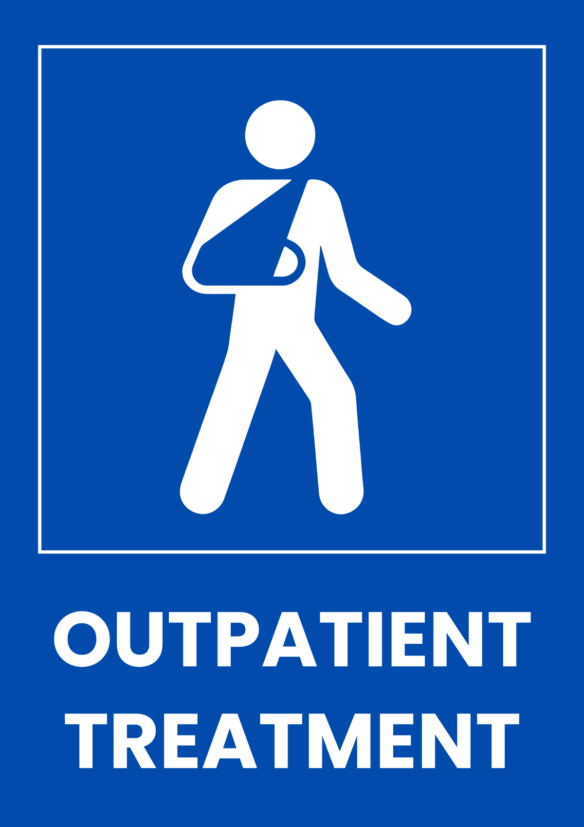 Free Outpatient Medical Sign Template to Edit Online