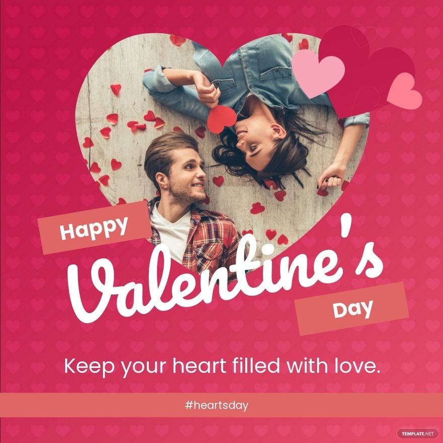 Free Valentines Day Instagram Banner Template