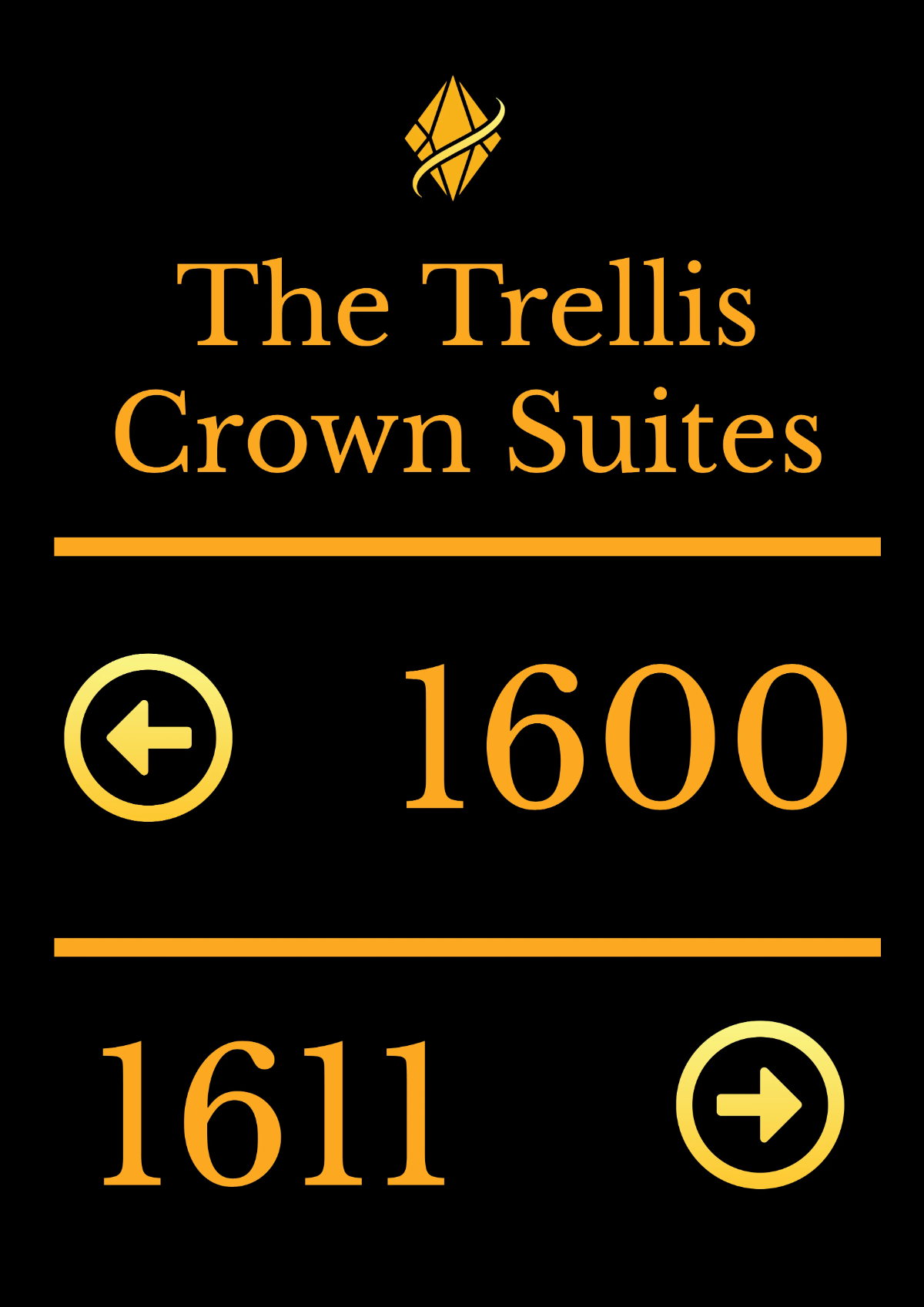 Free Hotel Room Directional Sign Template to Edit Online