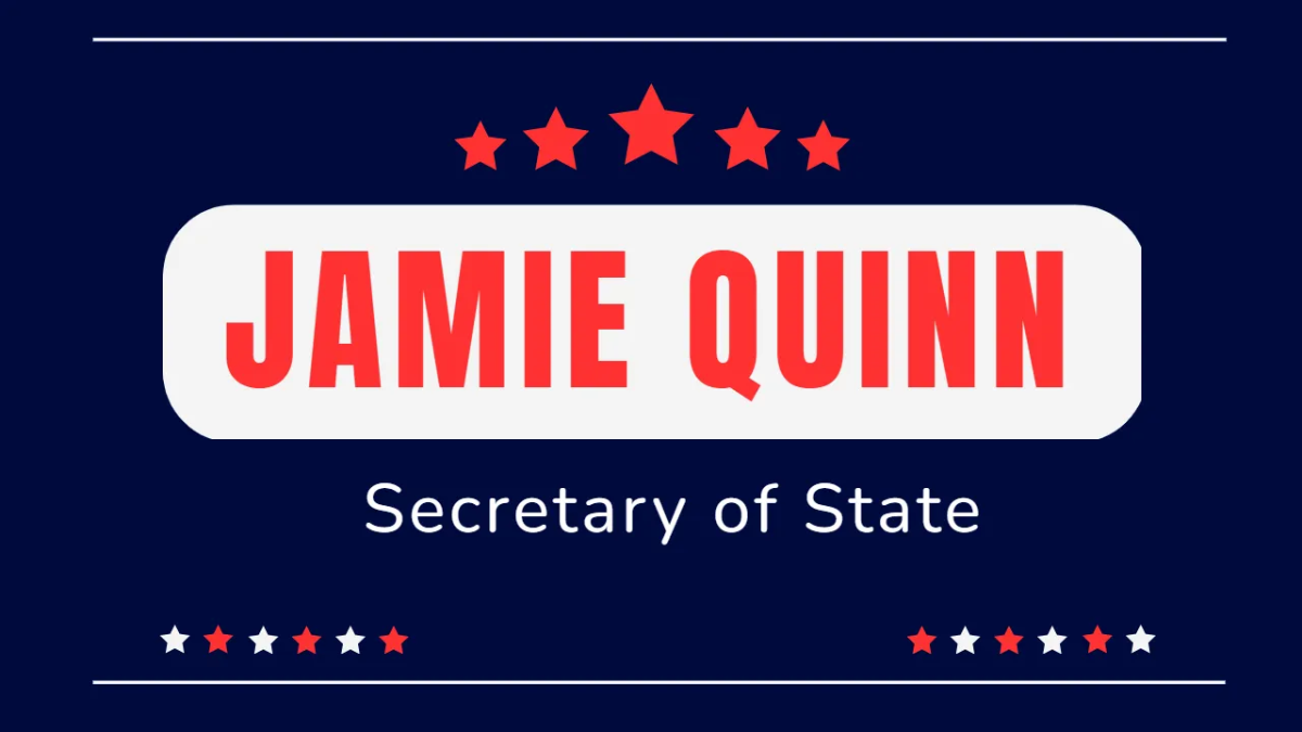 Secretary of State Political Sign Template