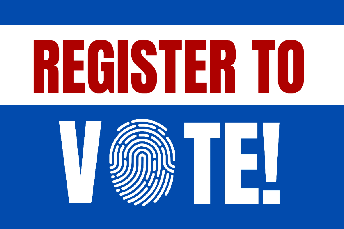 Register to Vote Political Sign Template