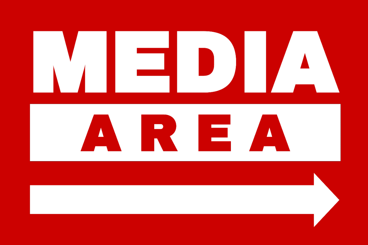 Media Area Election Directional Political Sign Template