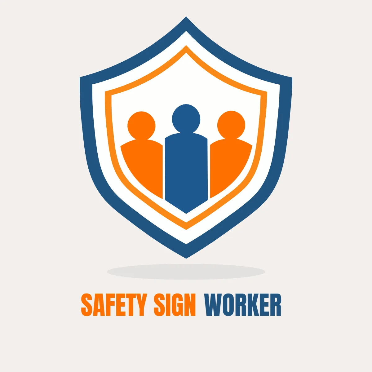 Free Safety Sign Worker Clip Art Template to Edit Online