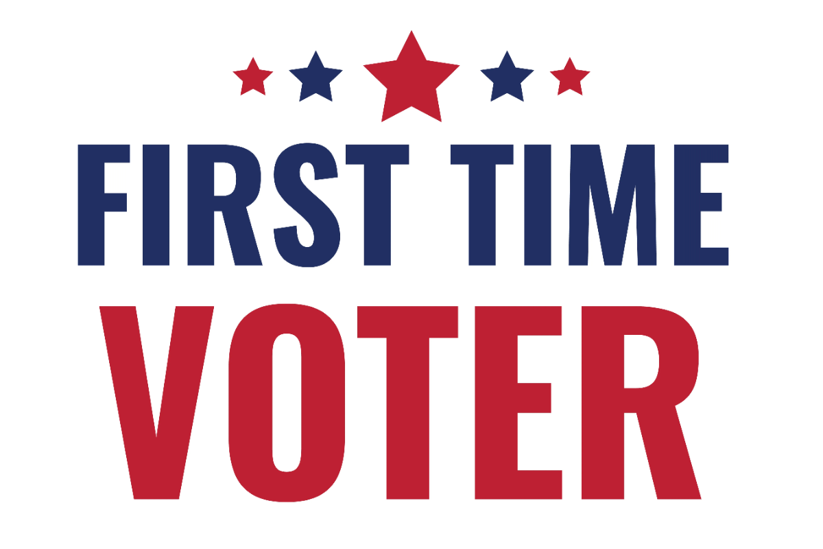 First Time Voter Political Sign Template