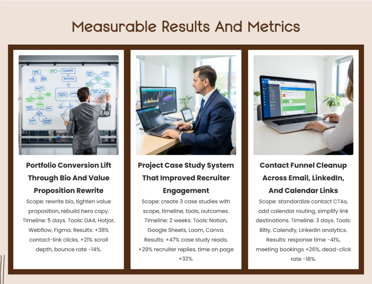 Free Personal Branding Portfolio Template to Edit Online