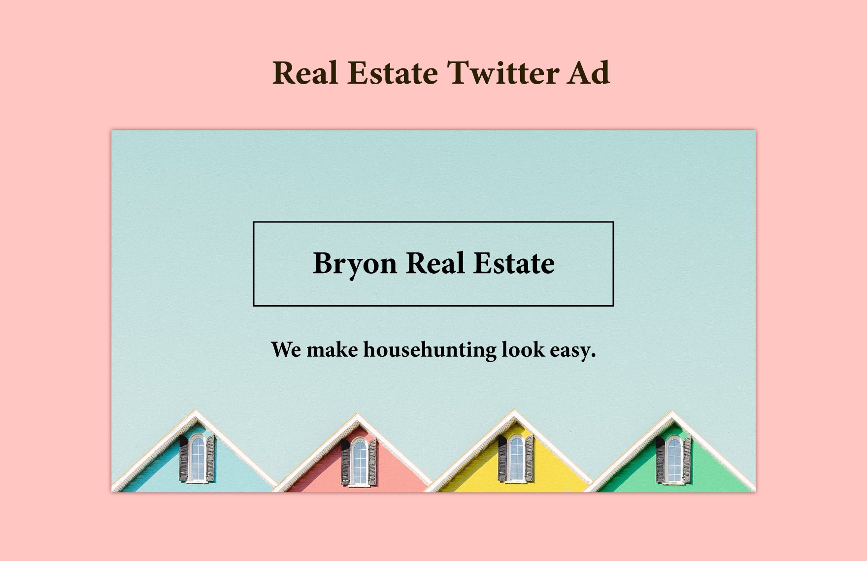 Real Estate Twitter Ad Template