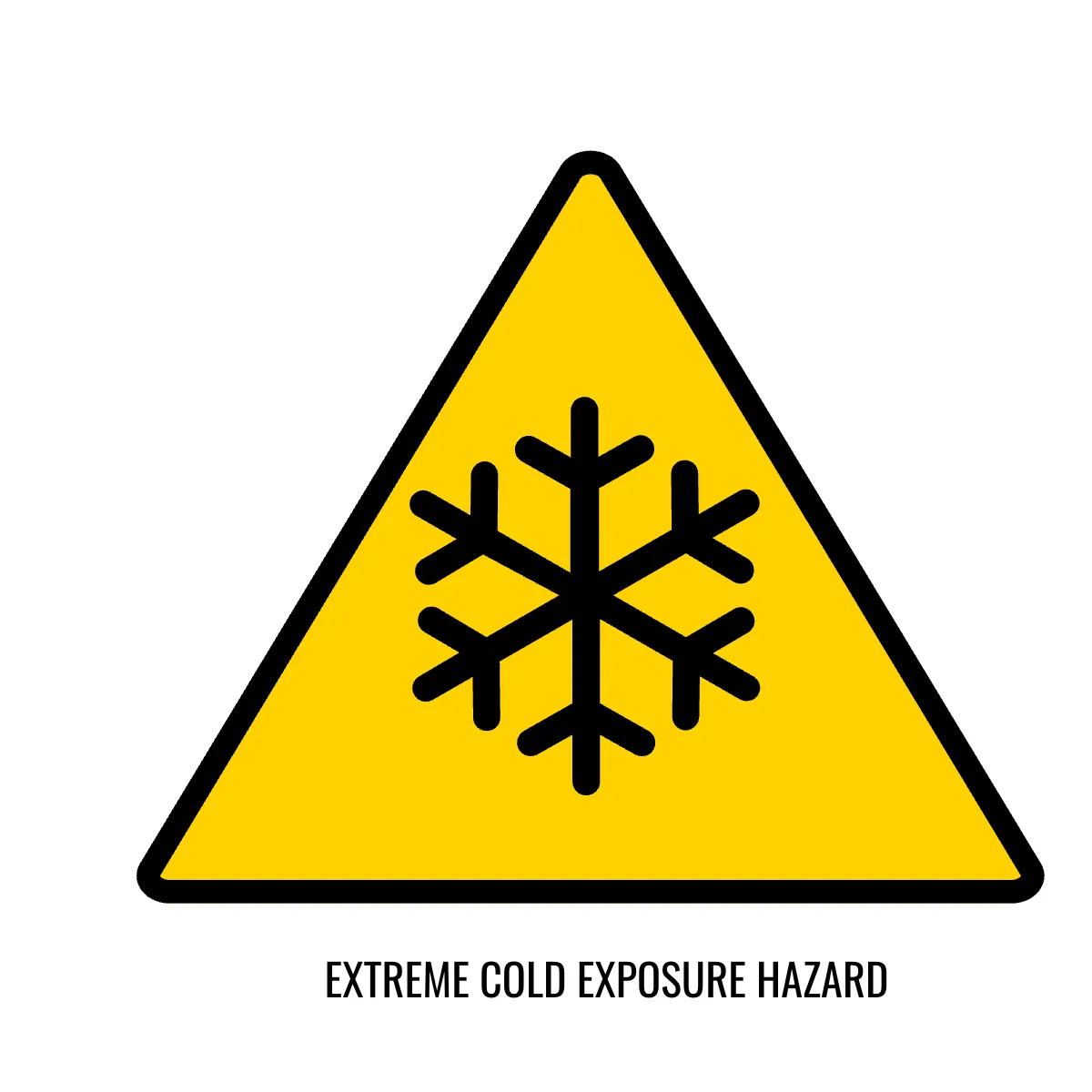 Poor Air Quality Hazard Sign Template