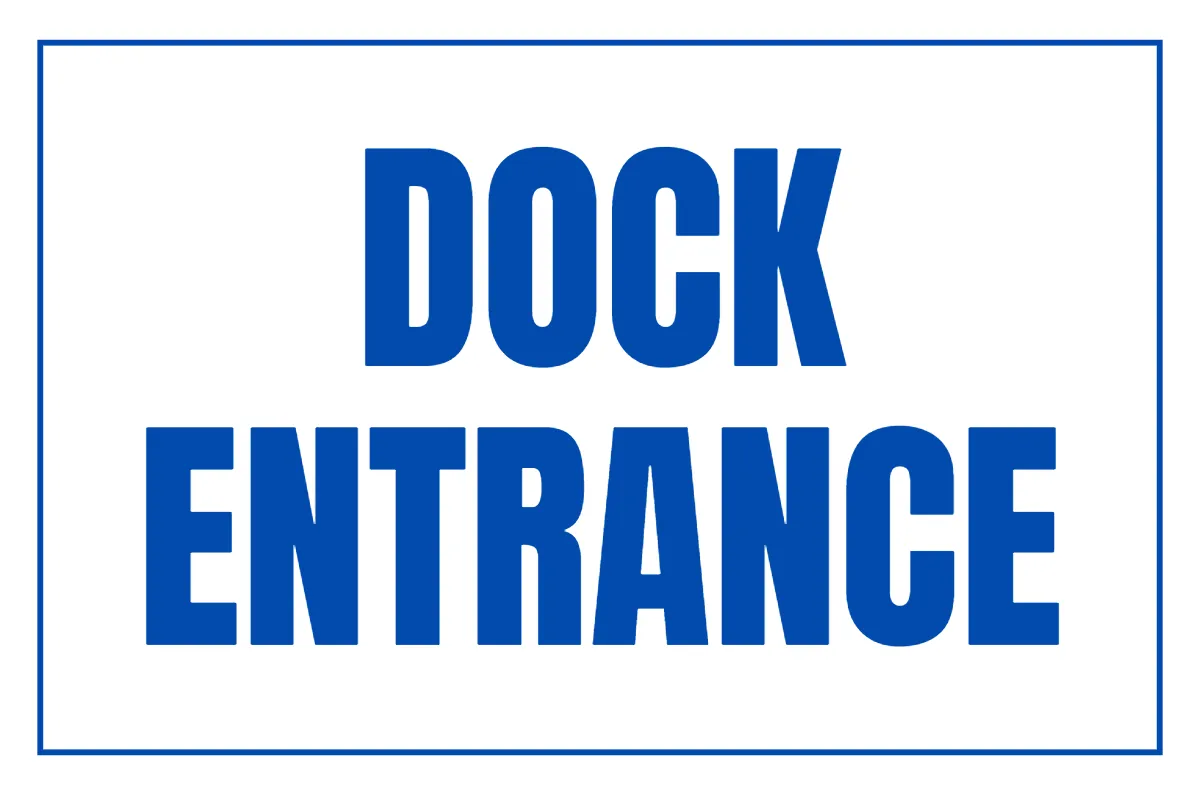 Free Dock Entrance Seaport Sign Template to Edit Online