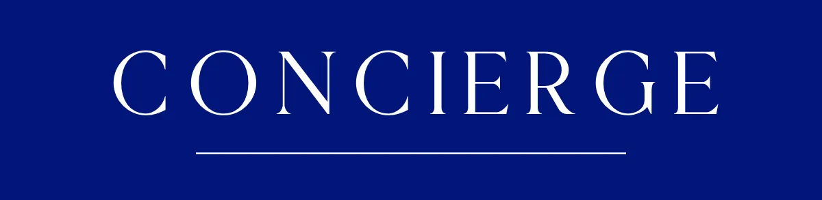 Concierge Desk Hotel Sign Template