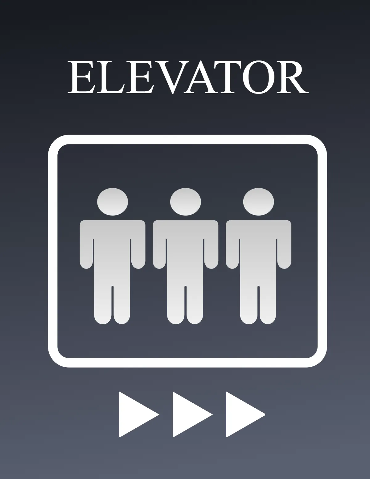 Free Hotel Elevator Directional Sign Template to Edit Online