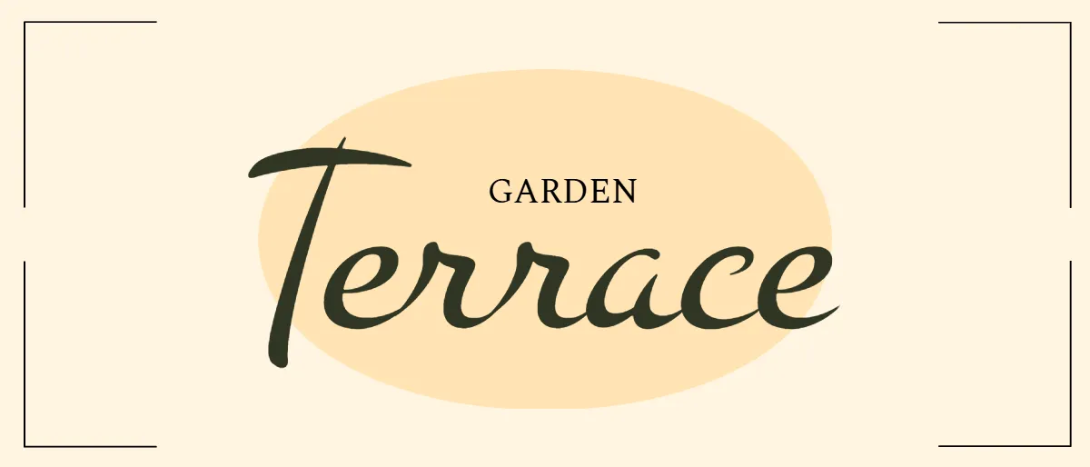 Free Garden Terrace Hotel Sign Template to Edit Online