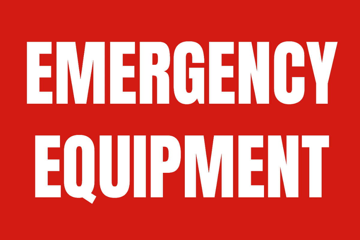Free Emergency Equipment Location Seaport Sign Template to Edit Online