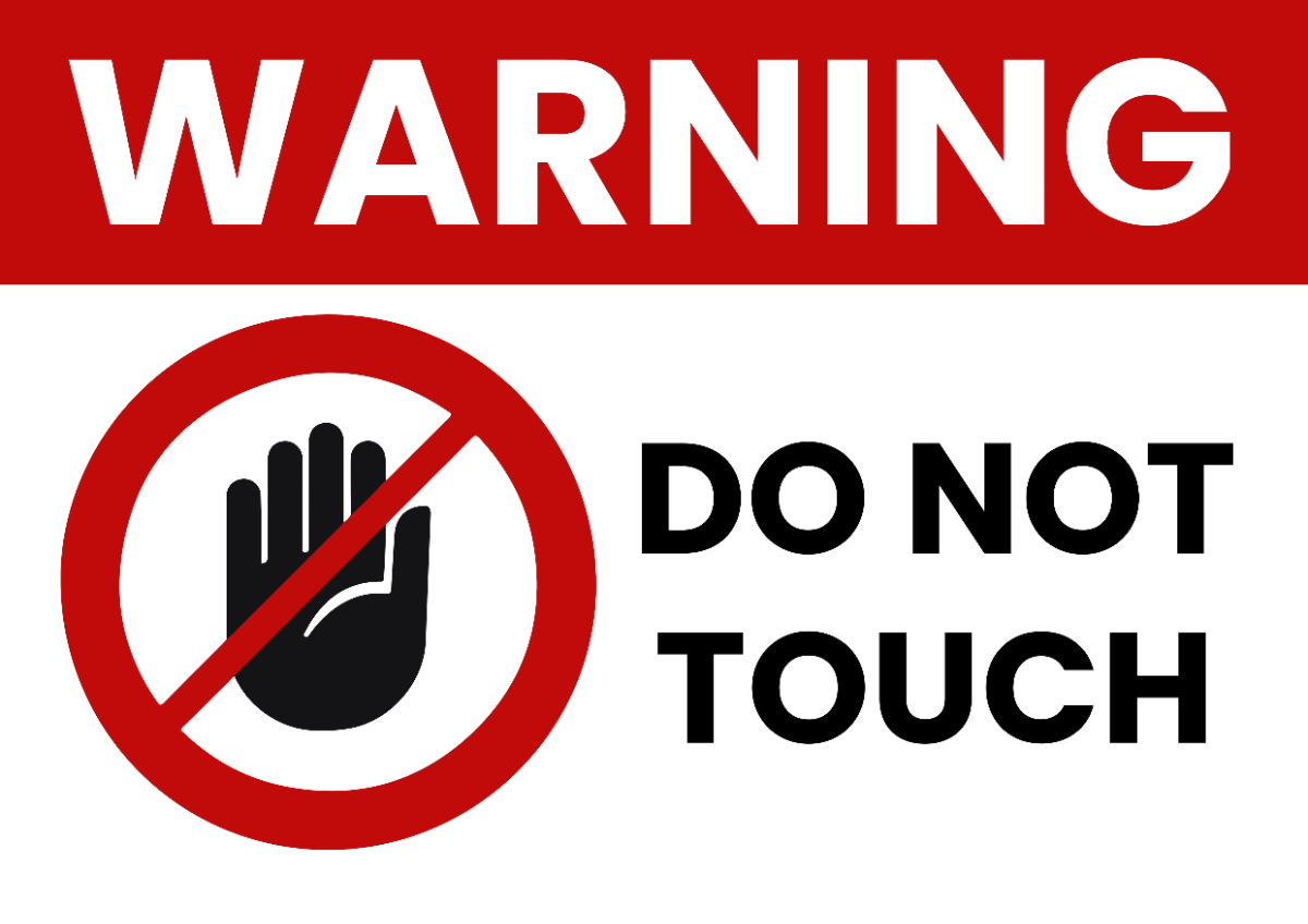 Free Do Not Touch Factory Sign Template to Edit Online